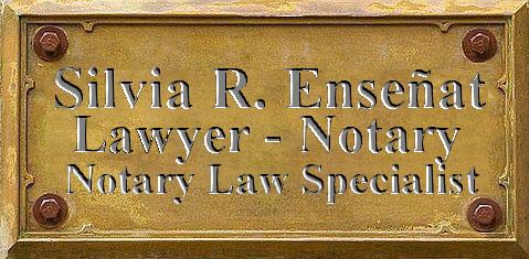 Silvia R. Enseñat - Lawyer - Notary - Notary Law Specialist